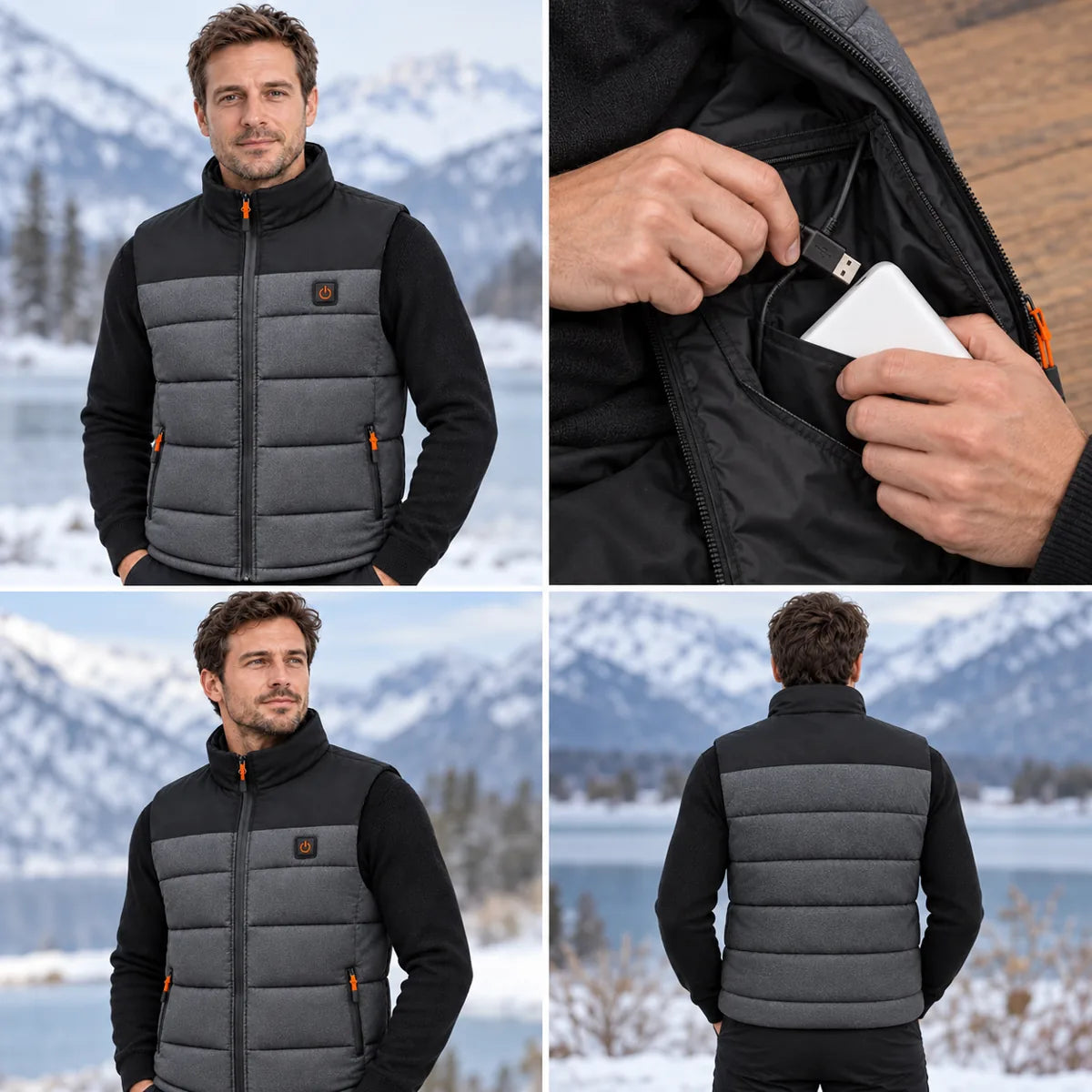 PyreFit Trailon – Gilet riscaldato unisex