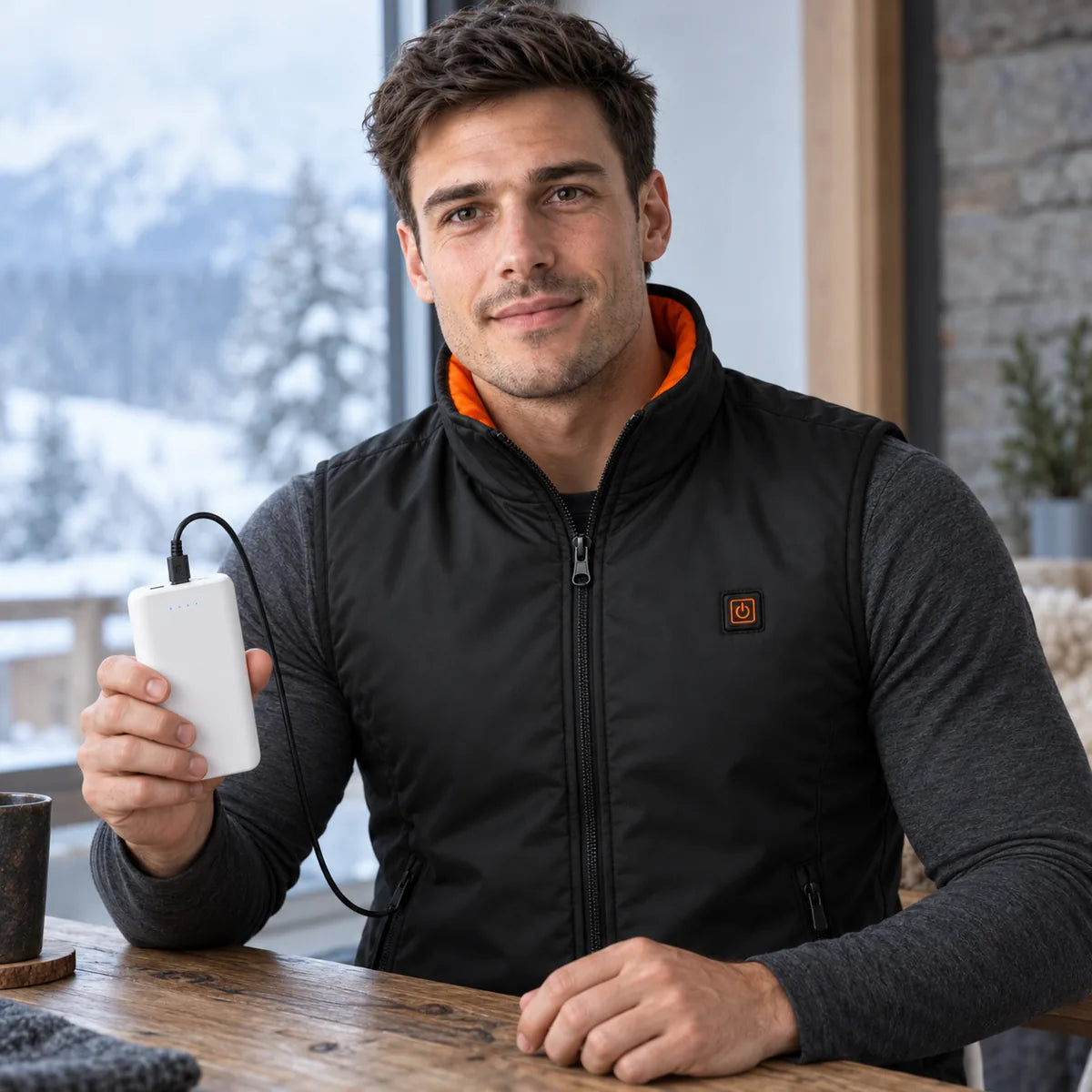 PyreFit Ventaro – Gilet riscaldato sportivo da uomo