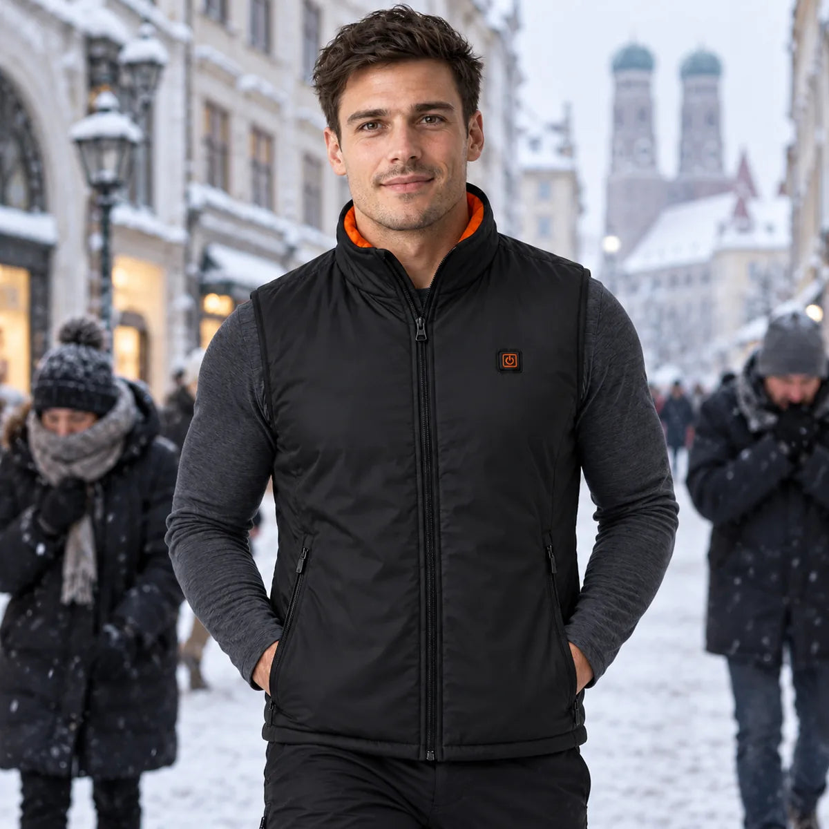 PyreFit Ventaro – Gilet riscaldato sportivo da uomo