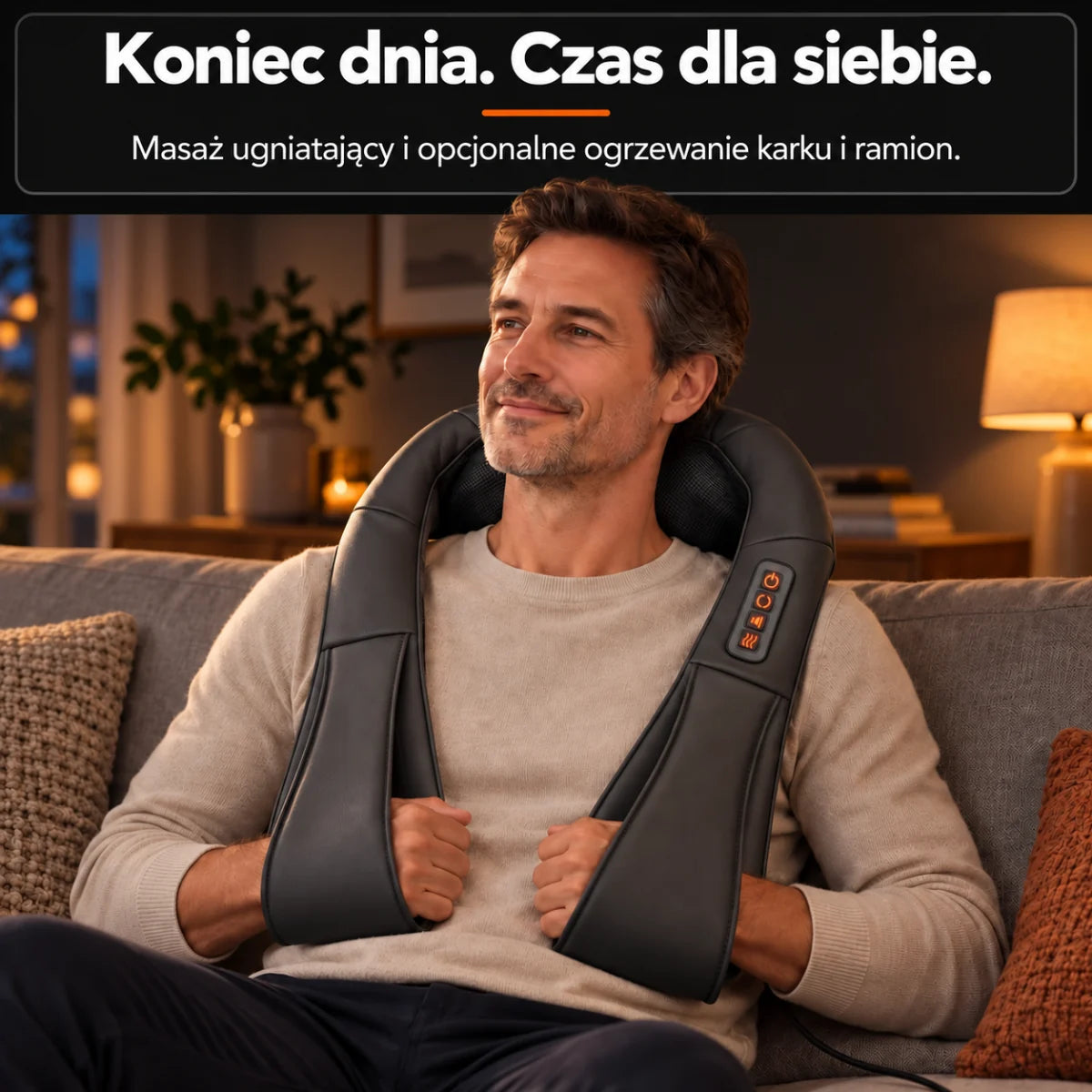 Masażer shiatsu karku w kolorze szarym: szczegóły i użytkowanie