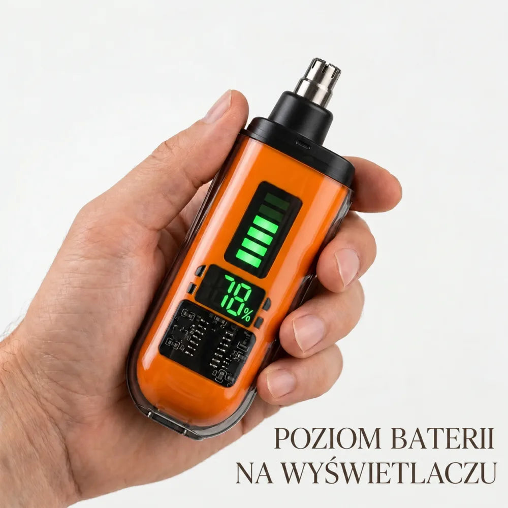 Poziom baterii na wyświetlaczu